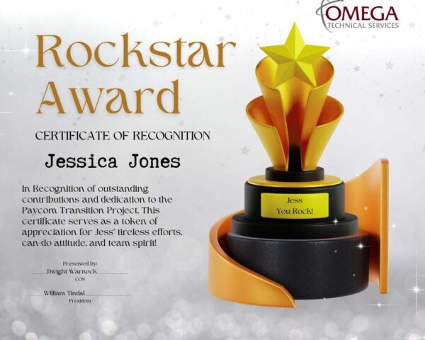 Rockstar Award 1